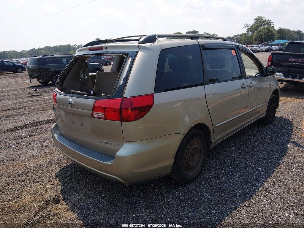 5TDZA23C04S019236 2004 TOYOTA SIENNA photo no. 4
