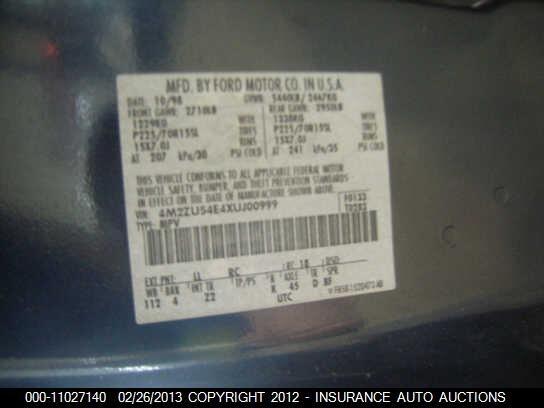 4M2ZU54E4XUJ00999 1999 MERCURY MOUNTAINEER photo no. 9