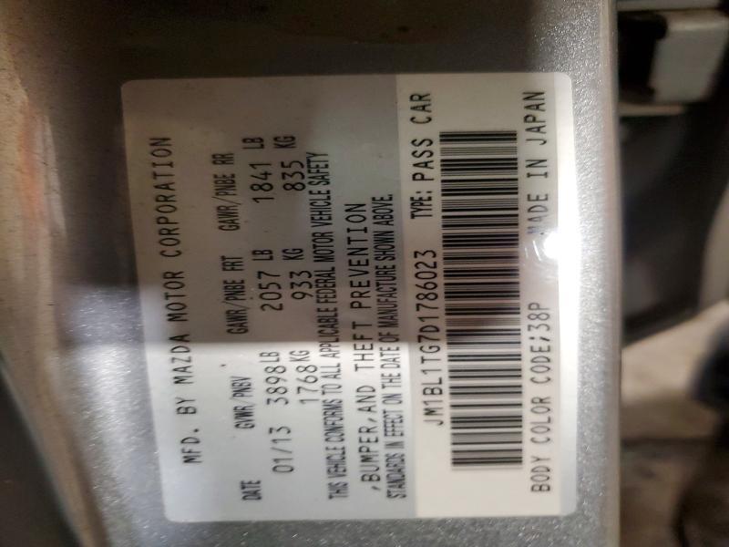 JM1BL1TG7D1786023 2013 MAZDA 3 photo no. 12