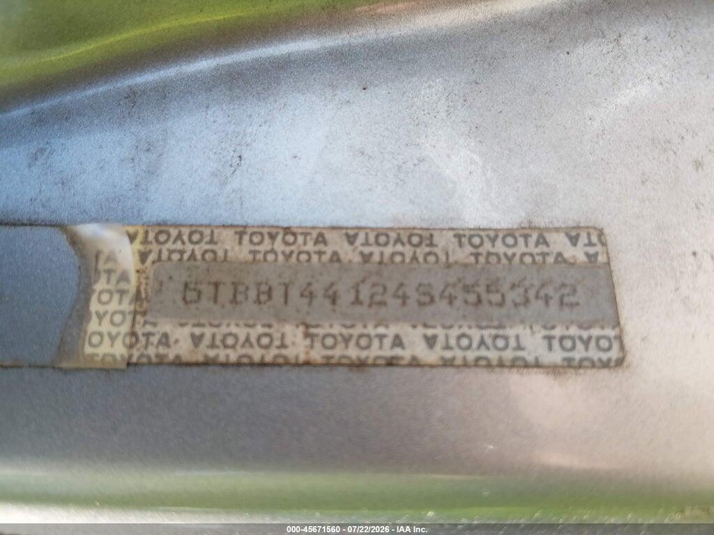 5TBBT44124S455342 2004 TOYOTA TUNDRA photo no. 9