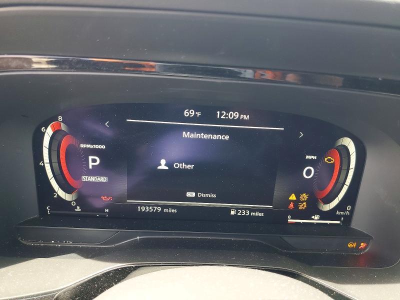 2022 NISSAN PATHFINDER PLATINUM — Фото 9 из 13