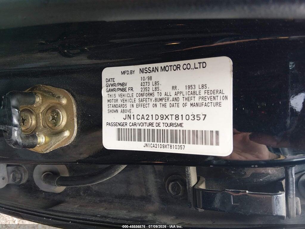JN1CA21D9XT810357 1999 NISSAN MAXIMA photo no. 9
