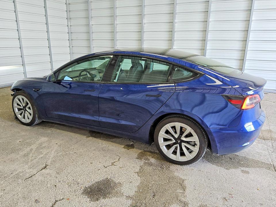5YJ3E1EA3NF370812 2022 TESLA MODEL 3 photo no. 2