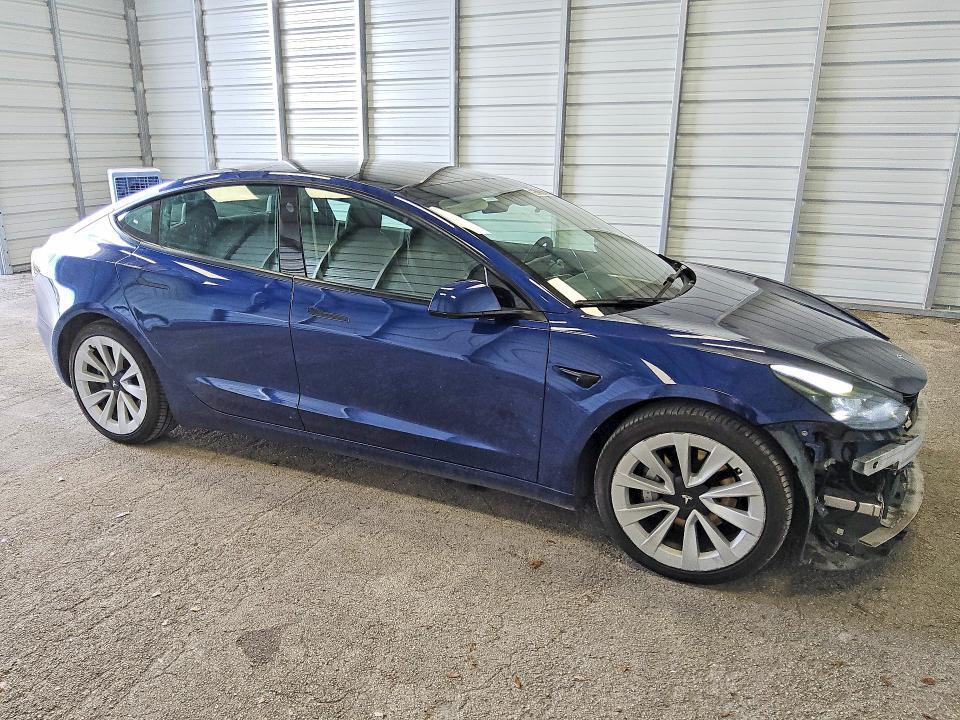 5YJ3E1EA3NF370812 2022 TESLA MODEL 3 photo no. 4