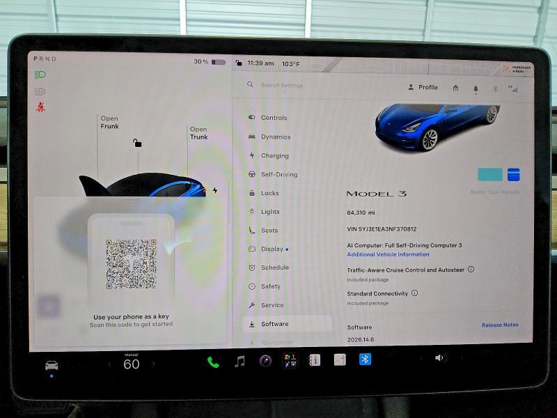 5YJ3E1EA3NF370812 2022 TESLA MODEL 3 photo no. 9