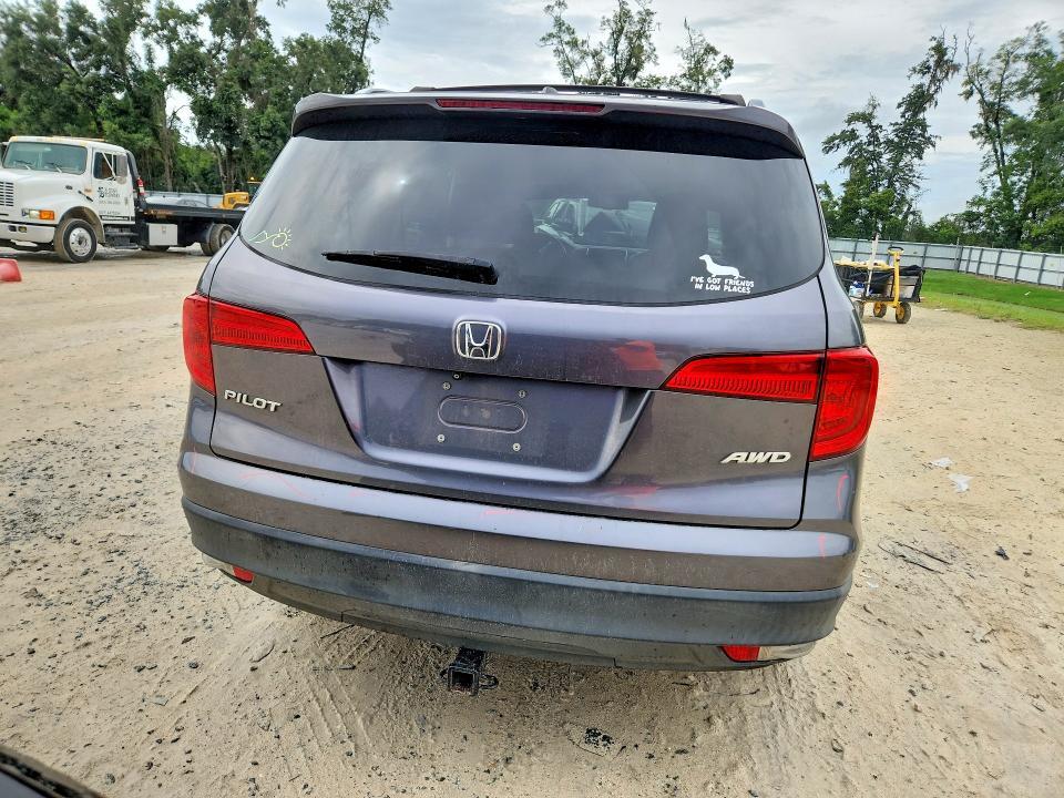 5FNYF6H69HB054083 2017 HONDA PILOT photo no. 6