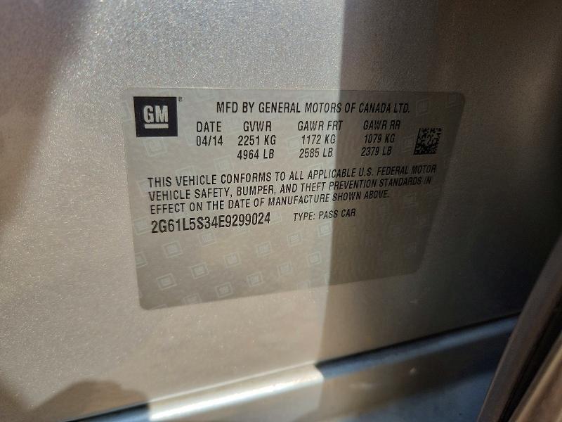 2G61L5S34E9299024 2014 CADILLAC XTS photo no. 12