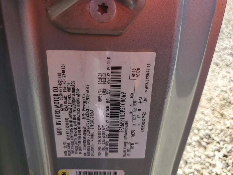 1FA6P8TH5P5108669 2023 FORD MUSTANG photo no. 12