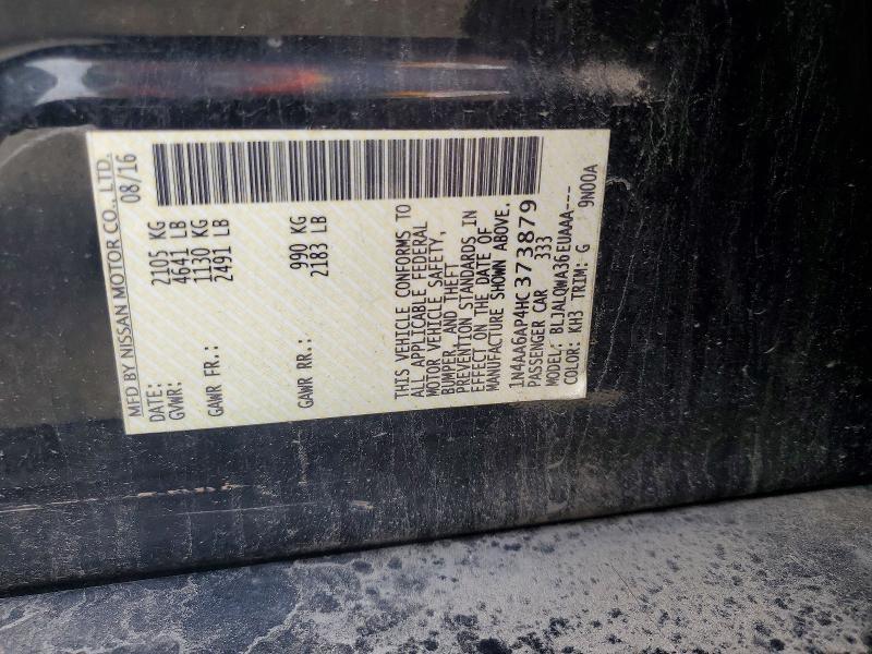 1N4AA6AP4HC373879 2017 NISSAN MAXIMA photo no. 12
