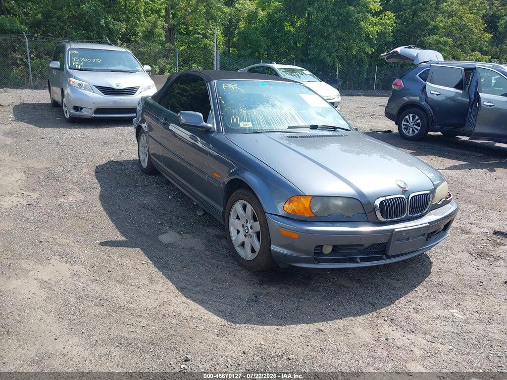 2001 BMW 325CI WBABS334X1JY41481