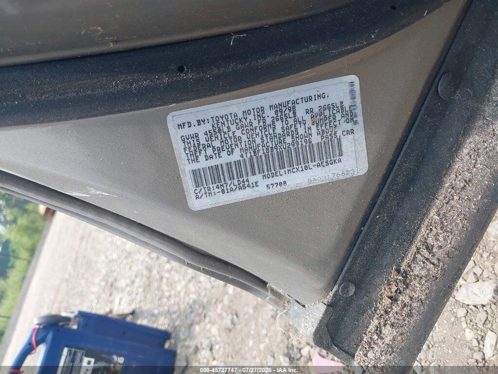 4T1BF18B9XU299196 1999 TOYOTA AVALON photo no. 9