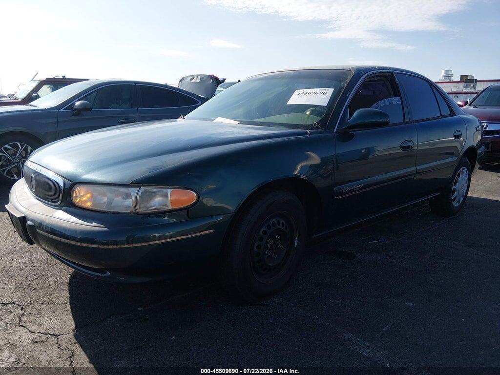 2G4WS52J911101398 2001 BUICK CENTURY photo no. 2