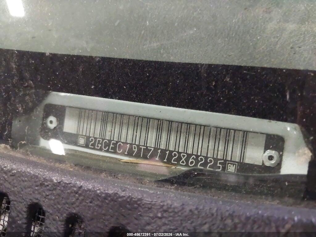 2GCEC19T711286225 2001 CHEVROLET SILVERADO 1500 photo no. 9