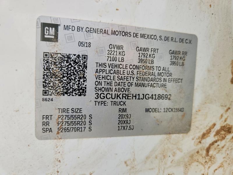 2018 CHEVROLET SILVERADO K1500 LT — Фото 13 из 13