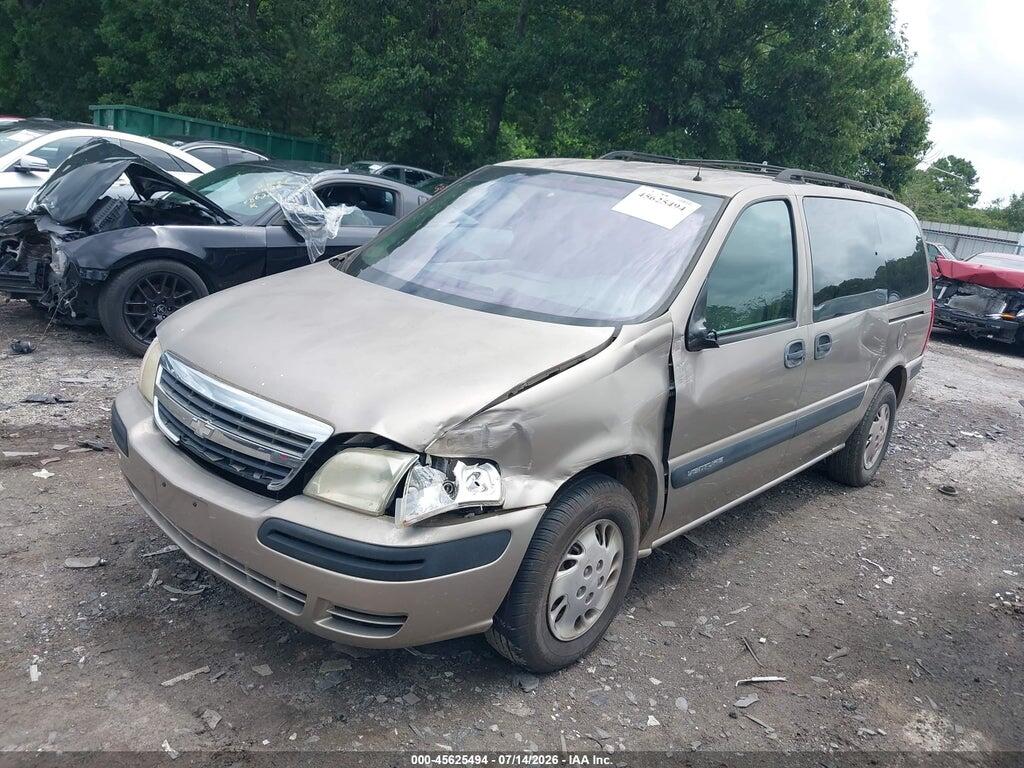 1GNDX03E21D277349 2001 CHEVROLET VENTURE photo no. 2