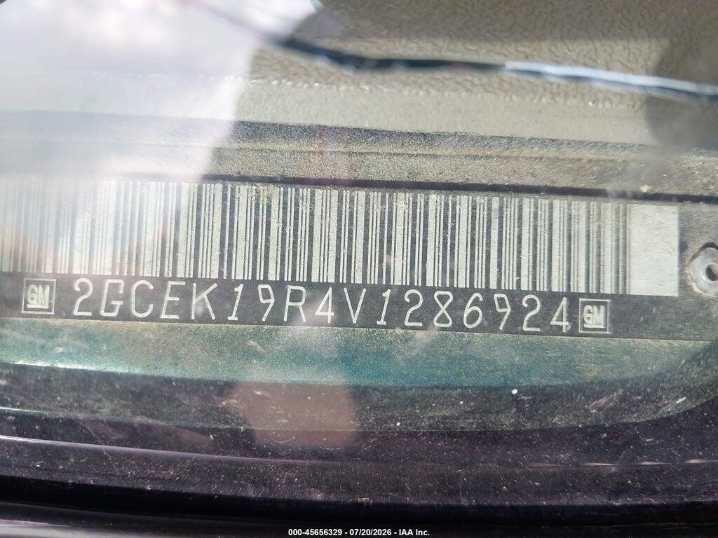 2GCEK19R4V1286924 1997 CHEVROLET K1500 photo no. 9