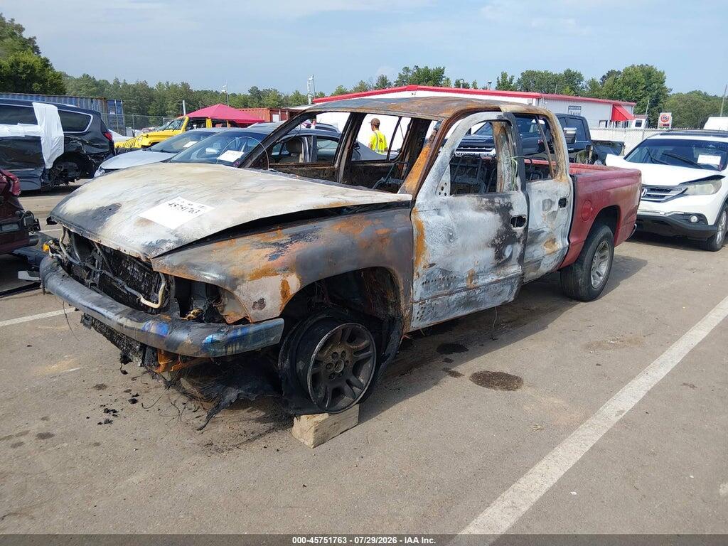 1B7GL2AX51S112103 2001 DODGE DAKOTA photo no. 2