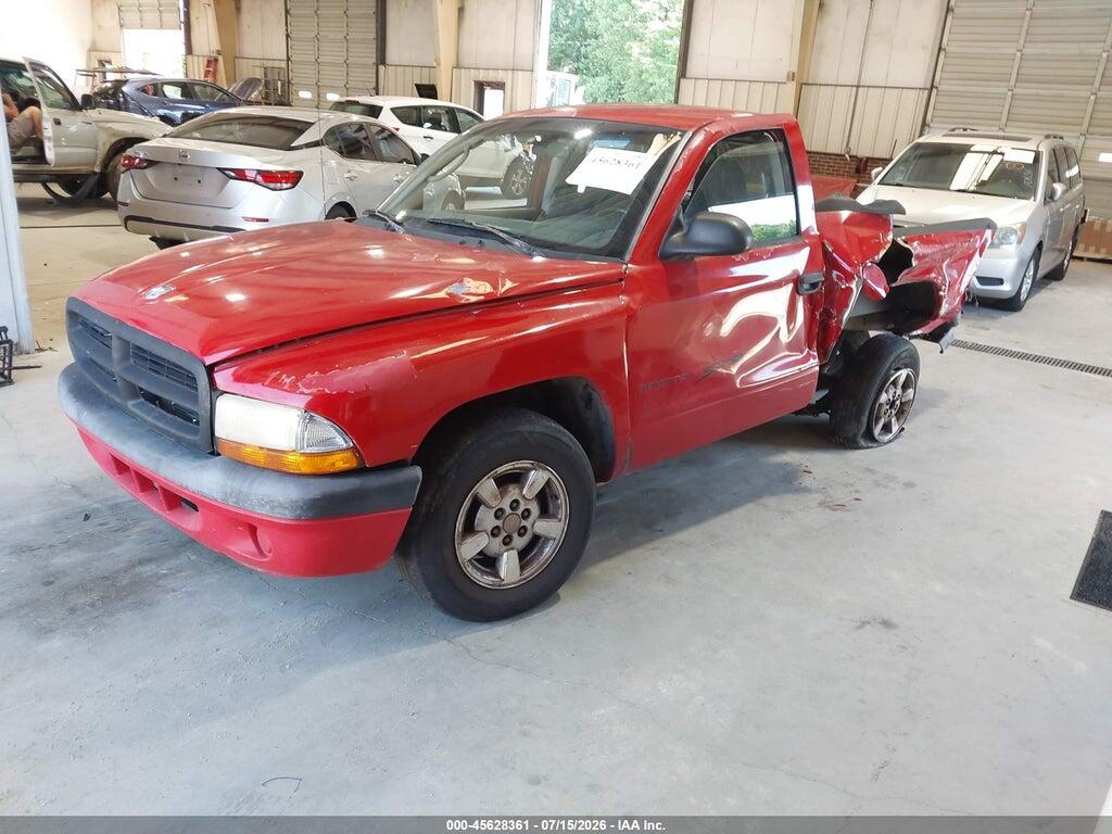 1B7FL26X31S184311 2001 DODGE DAKOTA photo no. 2