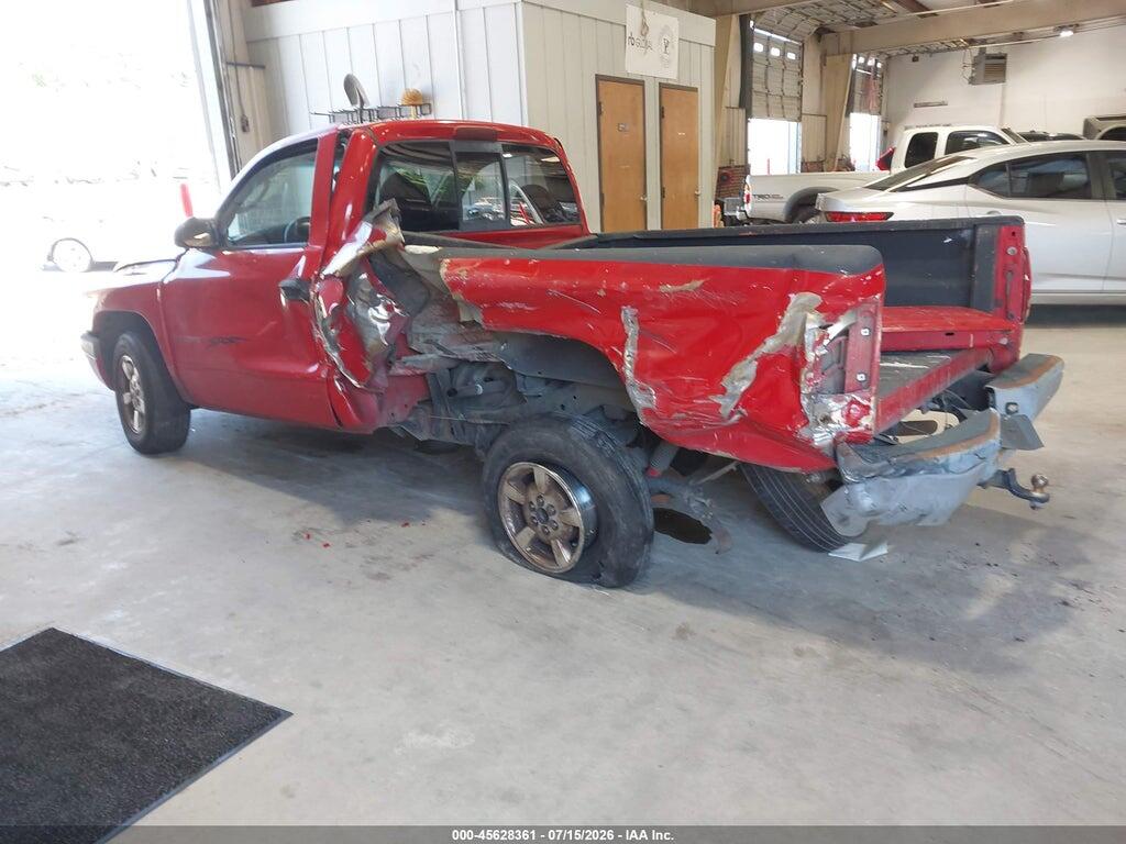 1B7FL26X31S184311 2001 DODGE DAKOTA photo no. 3