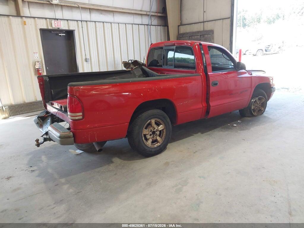 1B7FL26X31S184311 2001 DODGE DAKOTA photo no. 4