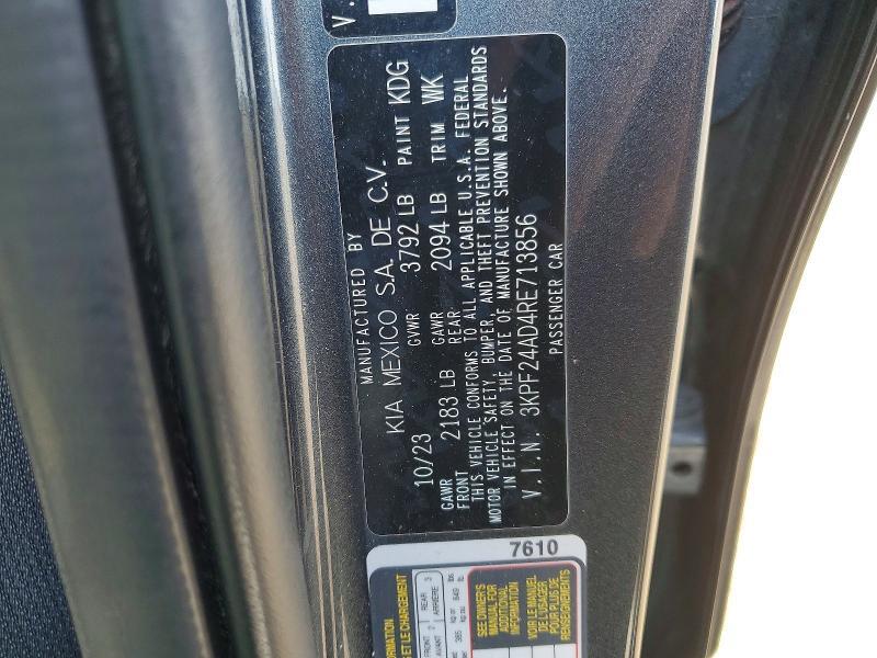 3KPF24AD4RE713856 2024 KIA FORTE photo no. 12