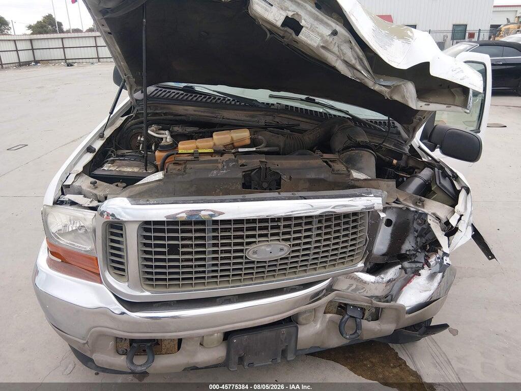 1FMNU42S41EA19313 2001 FORD EXCURSION photo no. 10