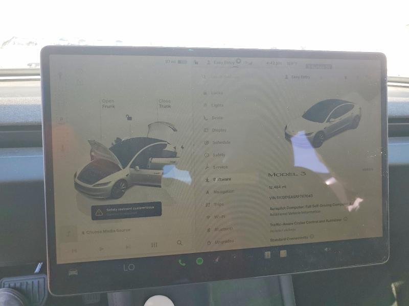 5YJ3E1EA9RF767043 2024 TESLA MODEL 3 photo no. 9