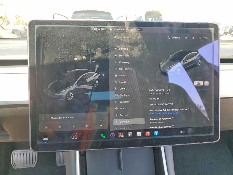 5YJ3E1EA5JF017725 2018 TESLA MODEL 3 photo no. 9
