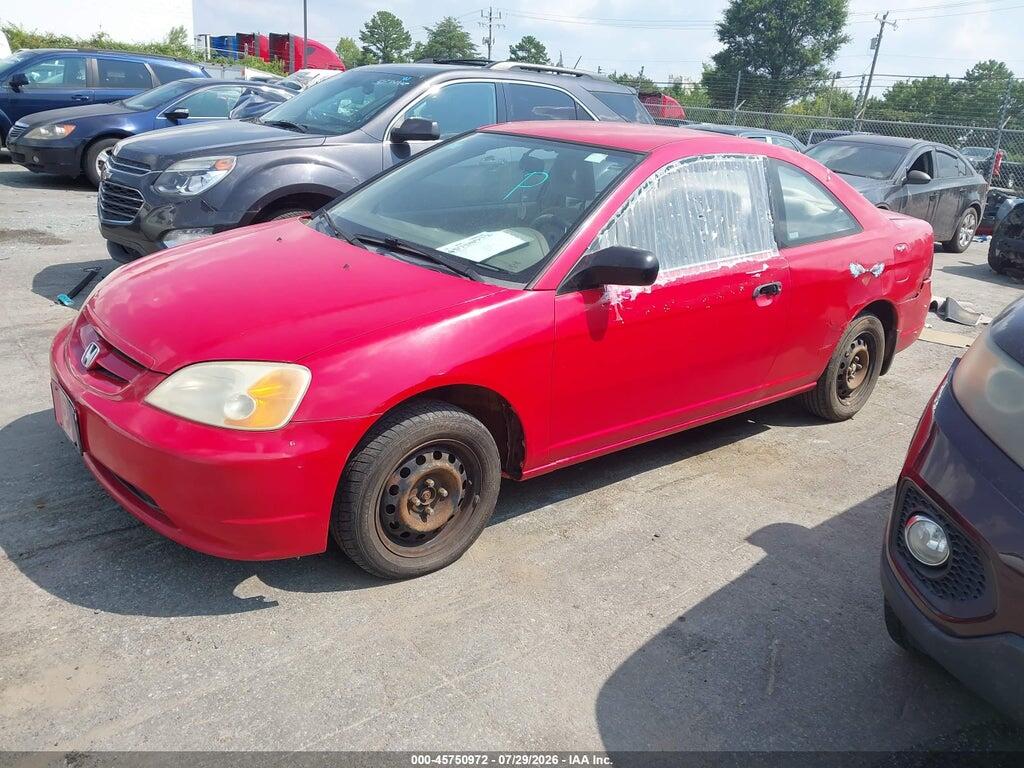 1HGEM22541L056779 2001 HONDA CIVIC photo no. 2