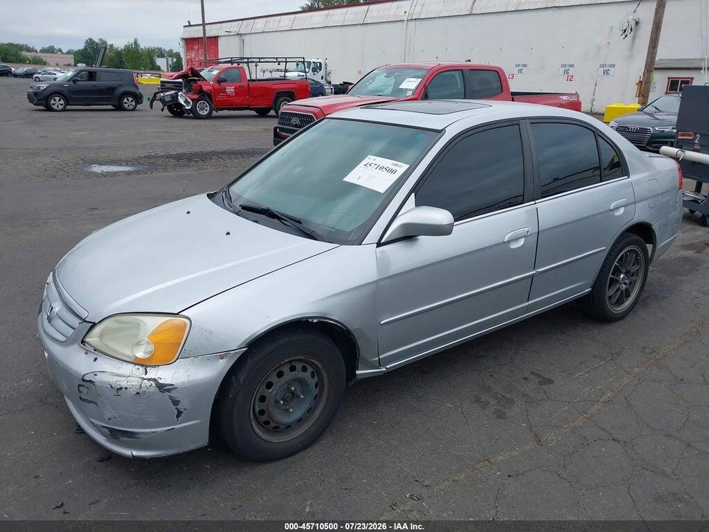 2HGES267X1H574071 2001 HONDA CIVIC photo no. 2