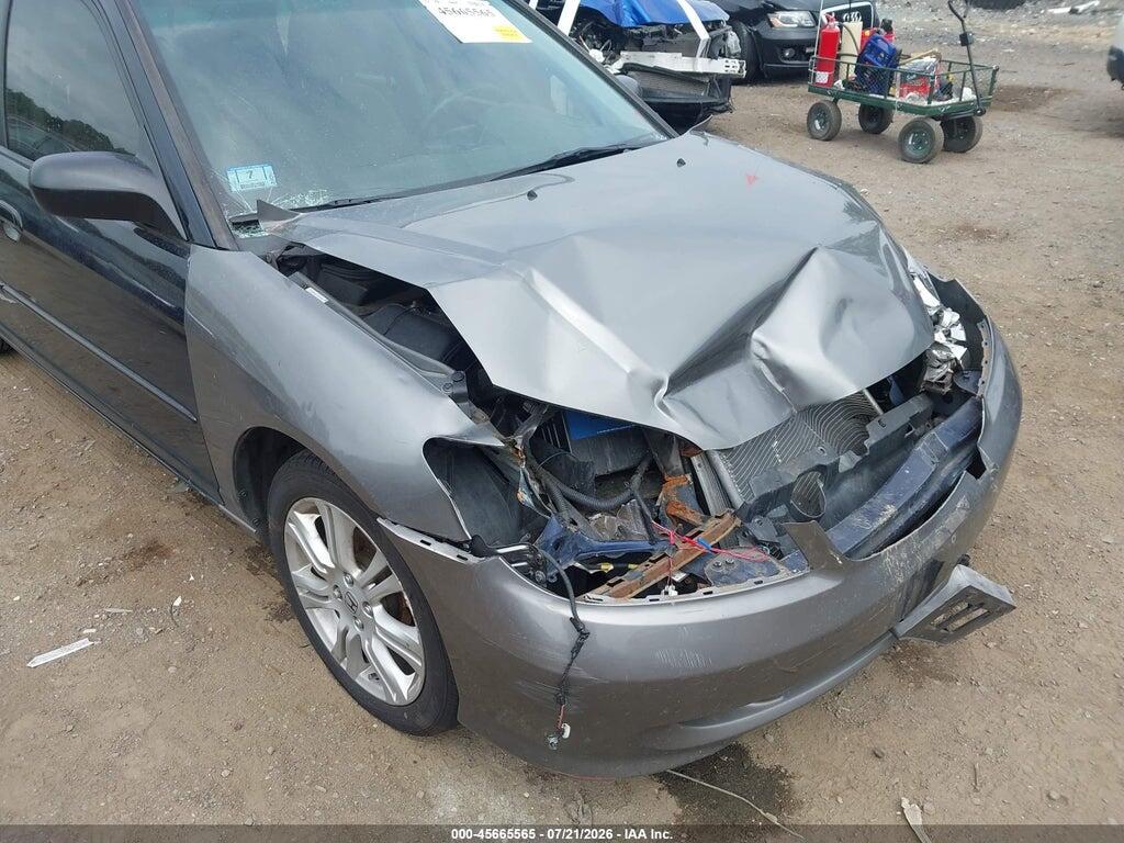 2HGES26771H608032 2001 HONDA CIVIC photo no. 6