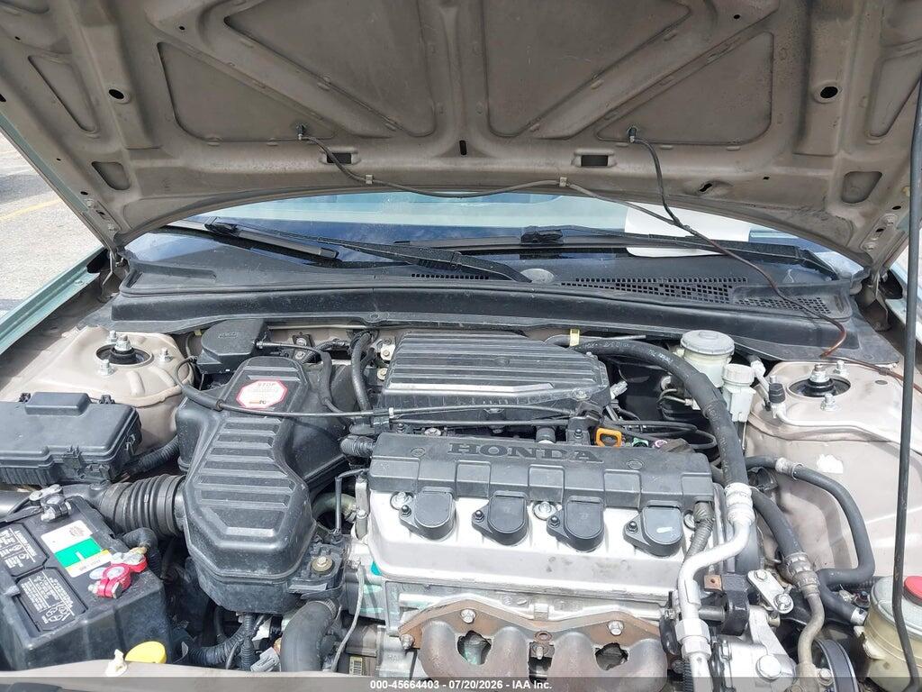 2HGES15511H568752 2001 HONDA CIVIC photo no. 10