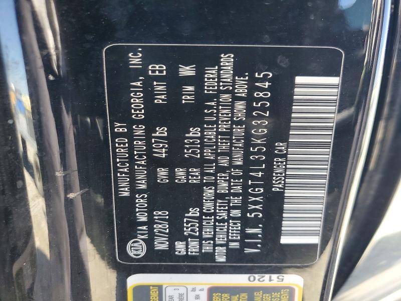 5XXGT4L35KG325845 2019 KIA OPTIMA photo no. 12