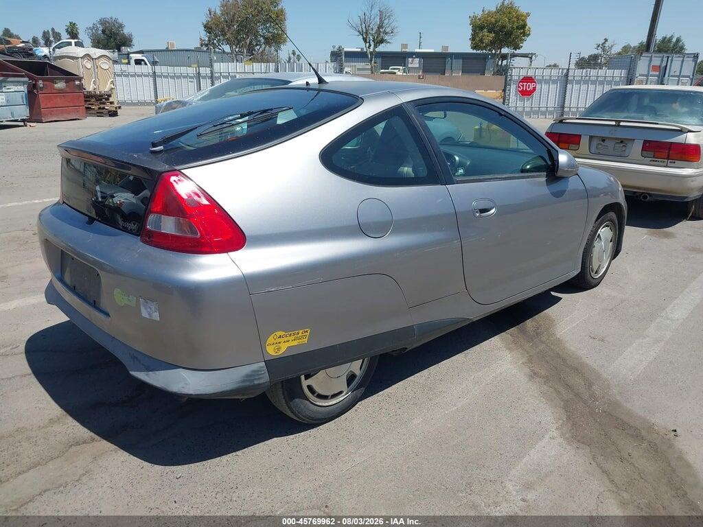 JHMZE14741T003066 2001 HONDA INSIGHT photo no. 4