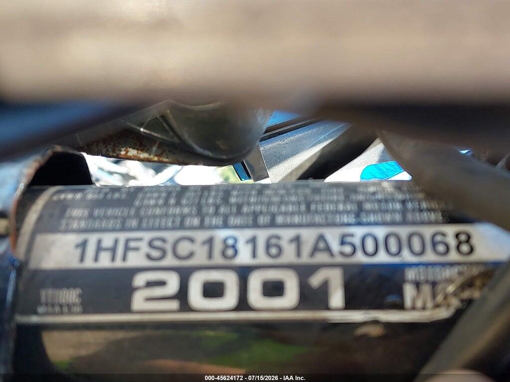 1HFSC18161A500068 2001 HONDA VT1100 photo no. 10