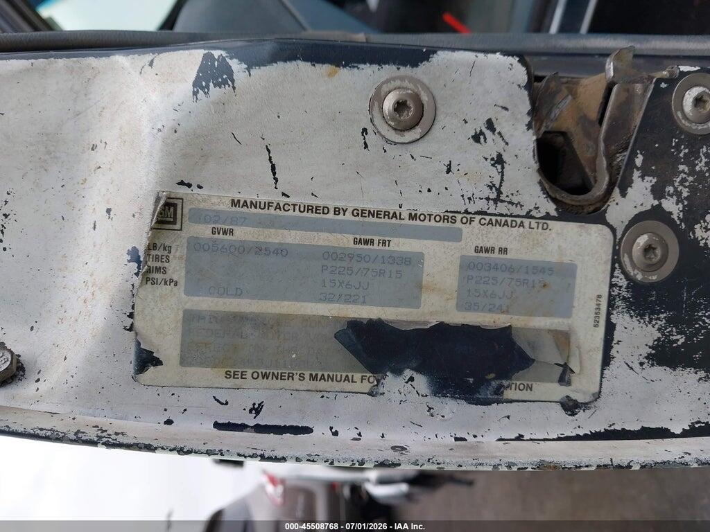 2GCDC14K5J1108825 1988 CHEVROLET GMT-400 photo no. 9