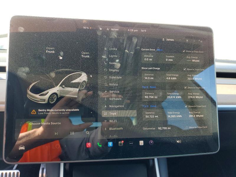 5YJ3E1EB1KF512434 2019 TESLA MODEL 3 photo no. 9