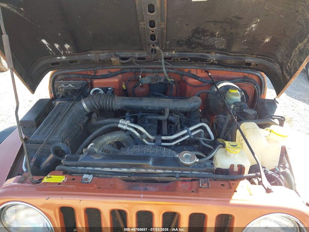 1J4FA49S21P368010 2001 JEEP WRANGLER photo no. 10