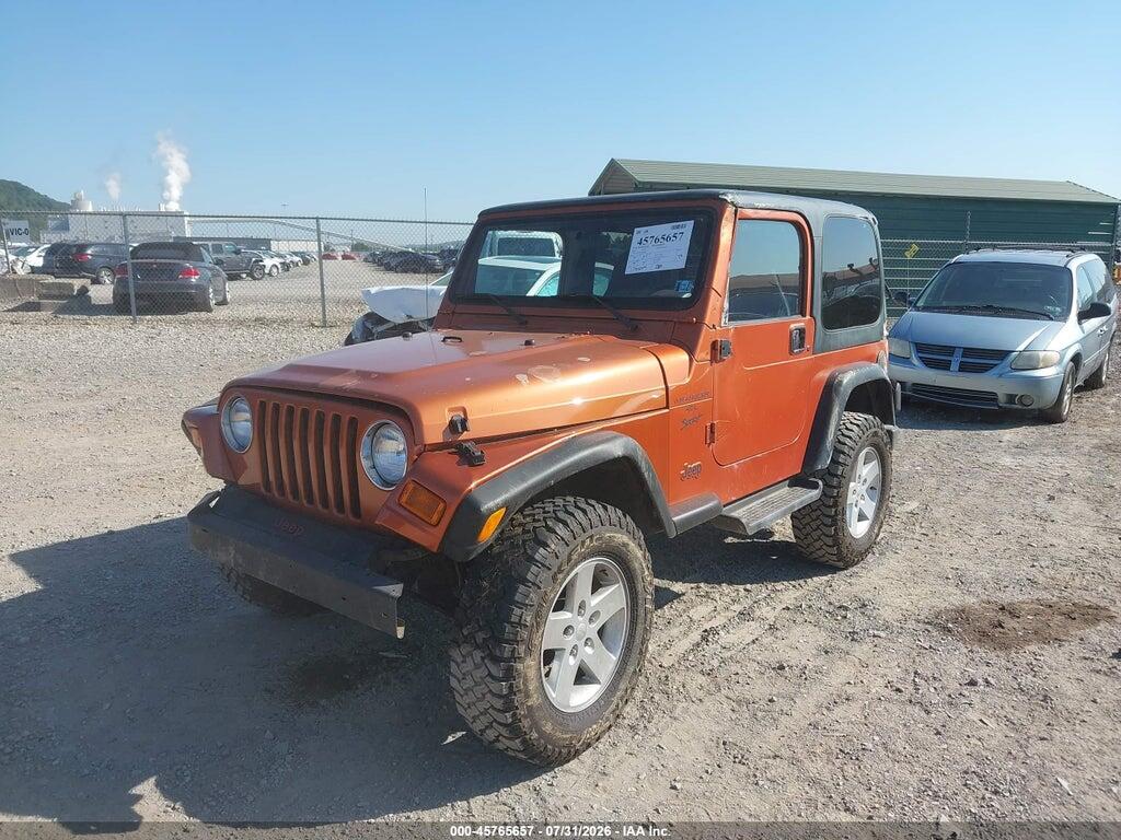 1J4FA49S21P368010 2001 JEEP WRANGLER photo no. 2