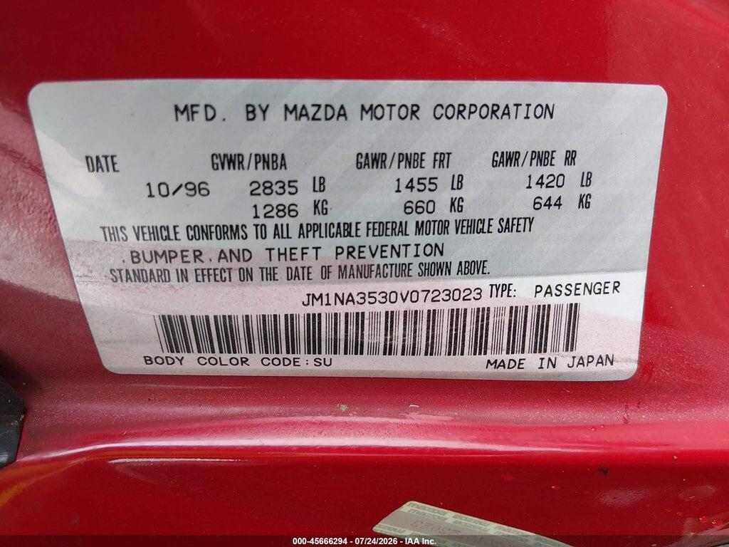 JM1NA3530V0723023 1997 MAZDA MX-5 MIATA photo no. 9
