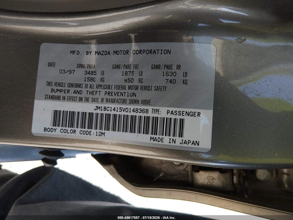 JM1BC1415V0148368 1997 MAZDA PROTEGE photo no. 9