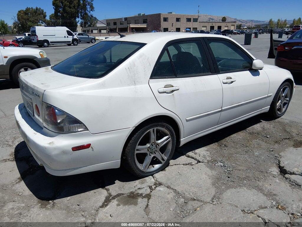 JTHBD182510028322 2001 LEXUS IS 300 photo no. 4