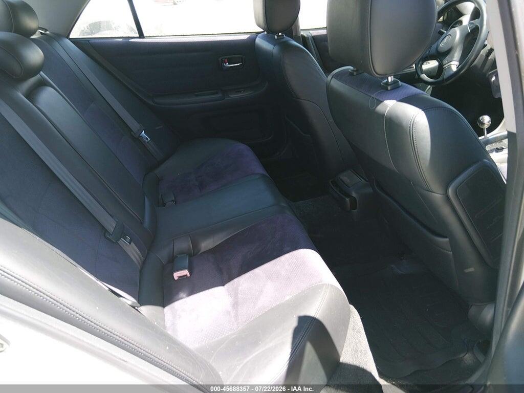 JTHBD182510028322 2001 LEXUS IS 300 photo no. 8