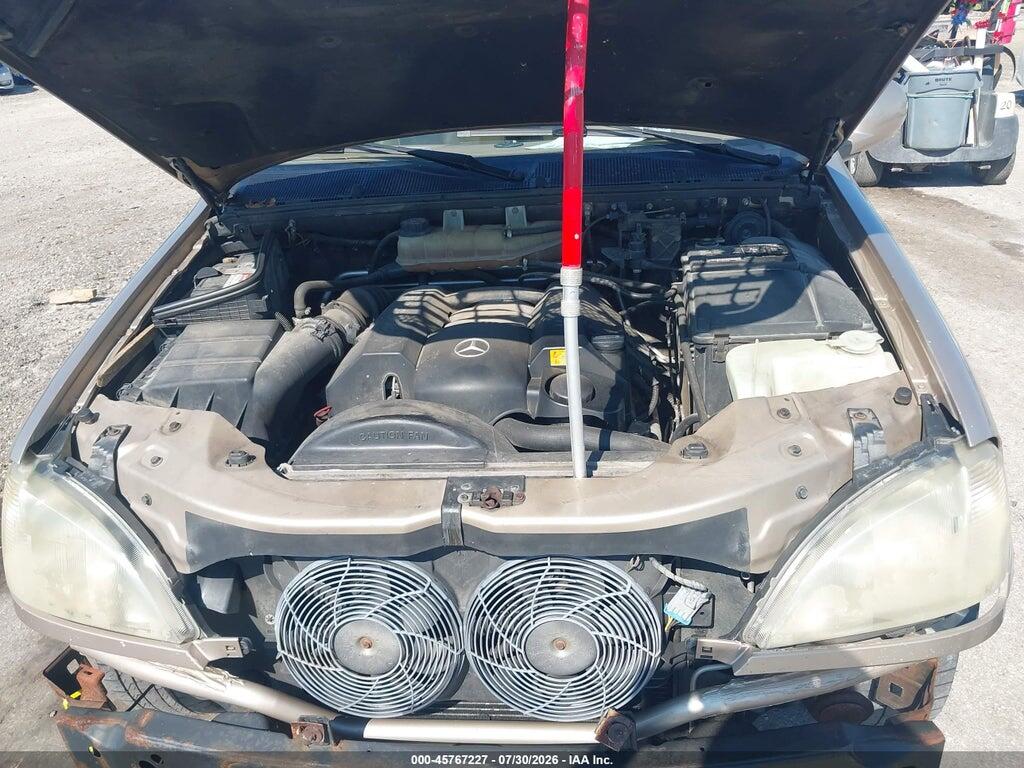 4JGAB54EX1A234168 2001 MERCEDES-BENZ ML 320 photo no. 9