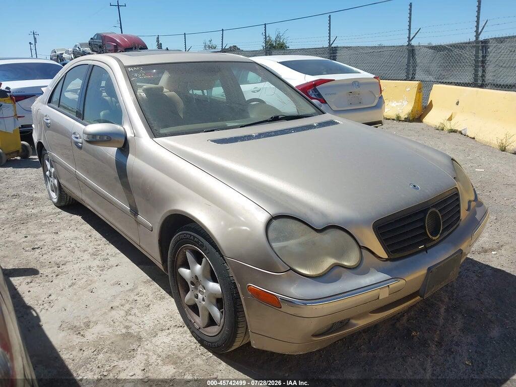 2001 MERCEDES-BENZ C 320 WDBRF64J21F072990