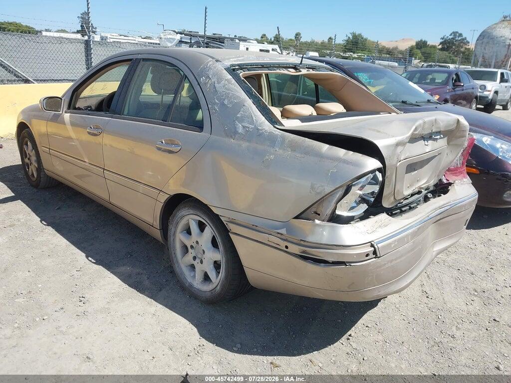 WDBRF64J21F072990 2001 MERCEDES-BENZ C 320 photo no. 3