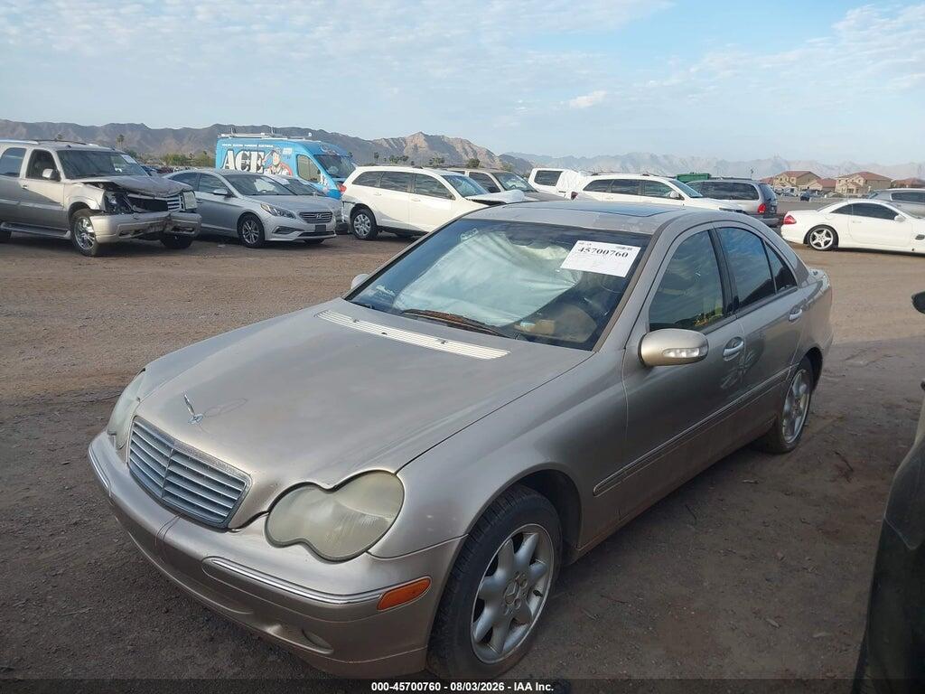 WDBRF61J81F055793 2001 MERCEDES-BENZ C 240 photo no. 2