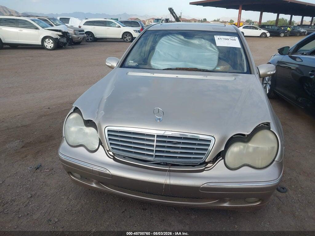 WDBRF61J81F055793 2001 MERCEDES-BENZ C 240 photo no. 6