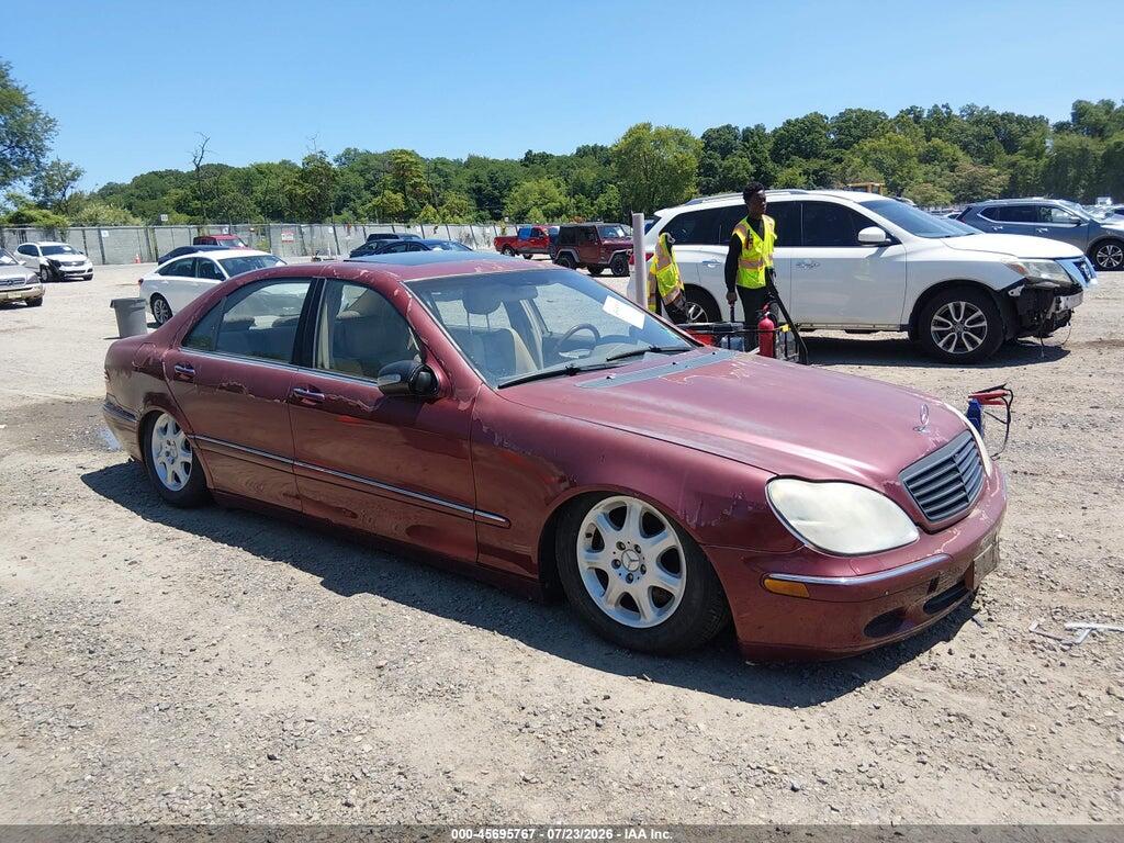 2001 MERCEDES-BENZ S 500 WDBNG75J61A178520
