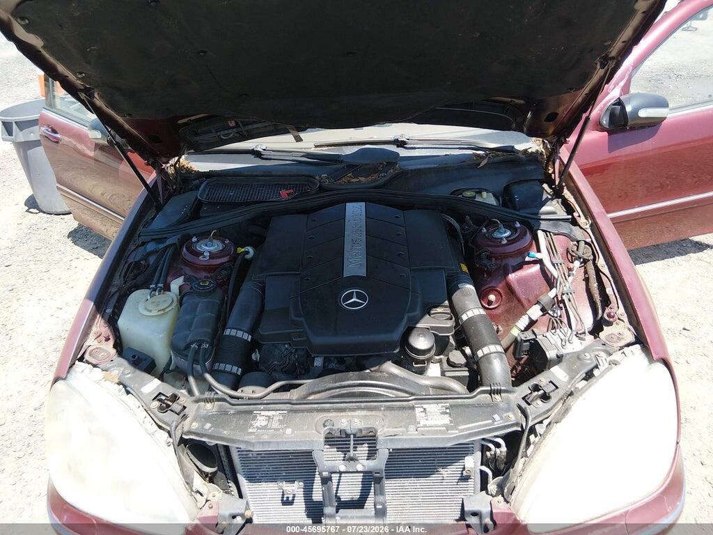WDBNG75J61A178520 2001 MERCEDES-BENZ S 500 photo no. 10